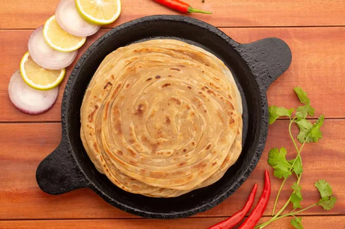 Plain Laccha Paratha / Butter Laccha Paratha